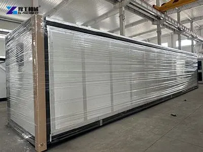 Kokkupandav kokkupandav konteinermaja müüdud Hispaaniasse